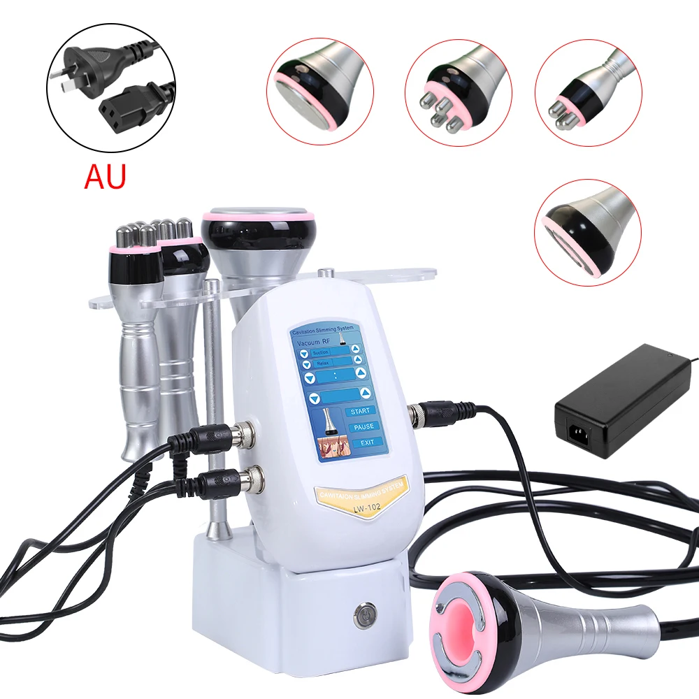 40K Cavitatie Machine 4-1 Ultrasone RF Lichaam Vormgeven Afvallen Multipolaire Afslanken Gezichtshuidverstrakking Lifting Apparaat