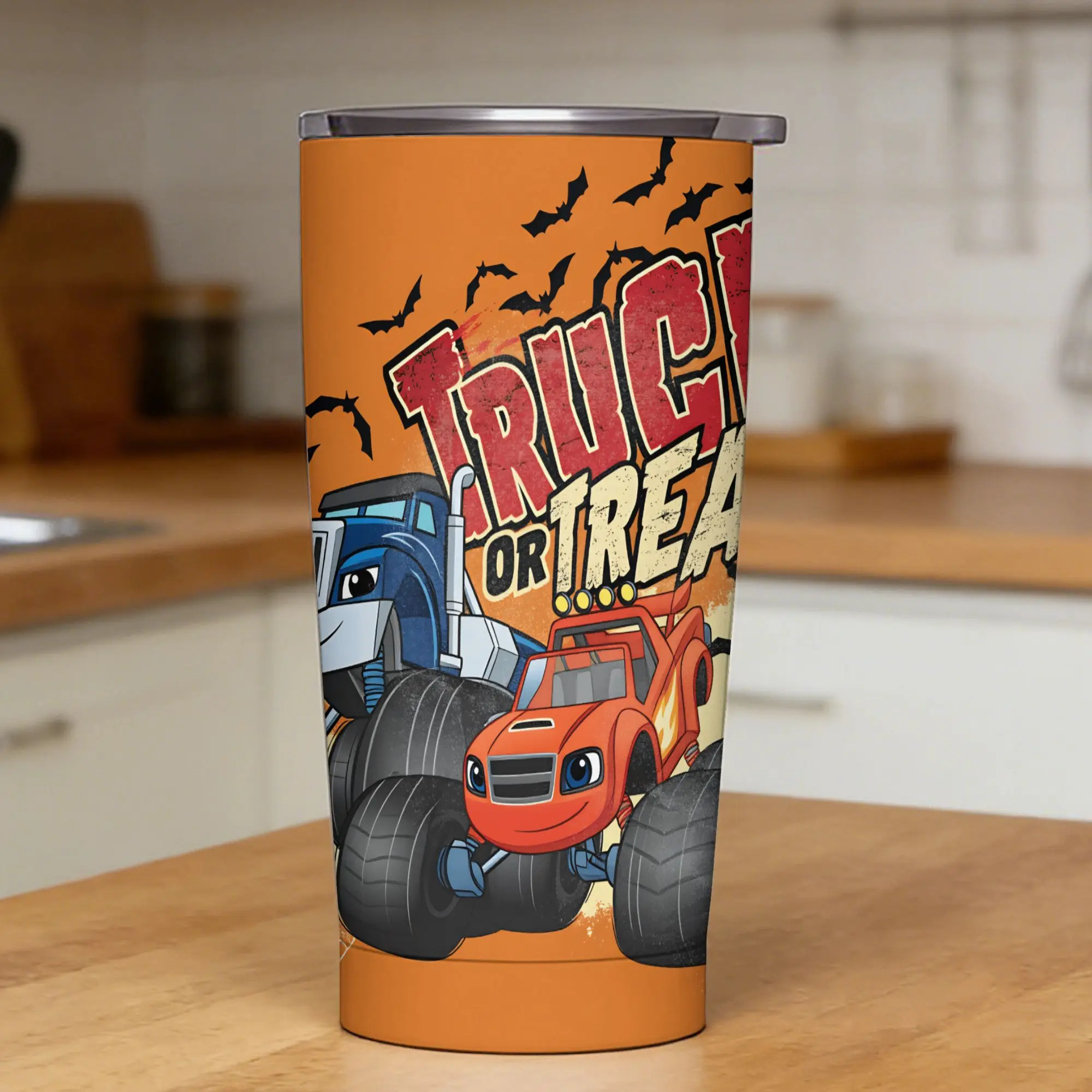 B-Blaze and the Monster M-Machines Tumbler  Hot Drinks Heat Preservation Stainless Steel Coffee Mug Graphic Car Mugs,