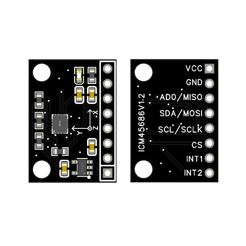 Six-axis IMU ICM45686 Module, High-performance 6DOF, Supports SPI IIC Performance Better Than ICM42688