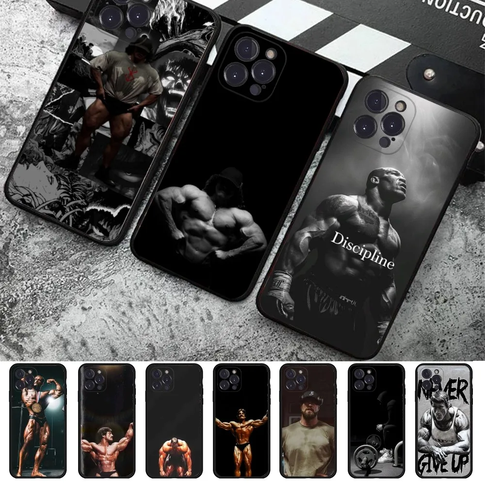 Gym Fitness Bodybuilding Phone Case for iPhone 16 15 8 7 6 6S Plus X SE XR XS 14 11 12 13 Mini Pro Max Mobile Case