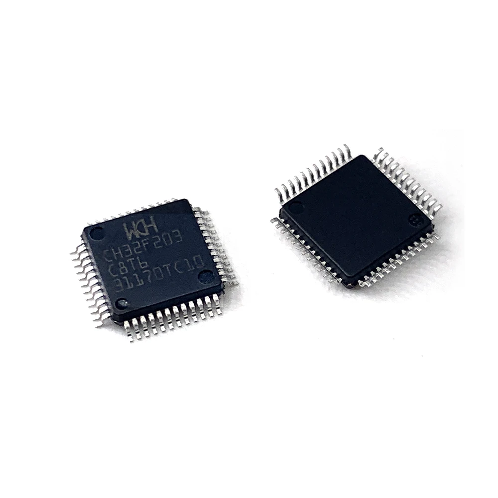 CH32F203C8T6 replaces CH32F103C8T6 ARM Cortex-M3 STM32F103C8T6 supporting USB Host and USB Device functions has 1 CAN interface