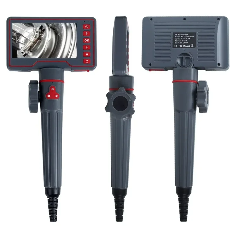 Endoscope car repair turning 360 ° high-definition camera with screen industrial carbon deposition sewer probe