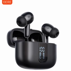 QERE E50 Wireless Headphones, TWS Bluetooth 5.3,HD Microphone,HIFI Earphones,13mm Driver,60ms Low Latency,4 Mics, ENC Call, New