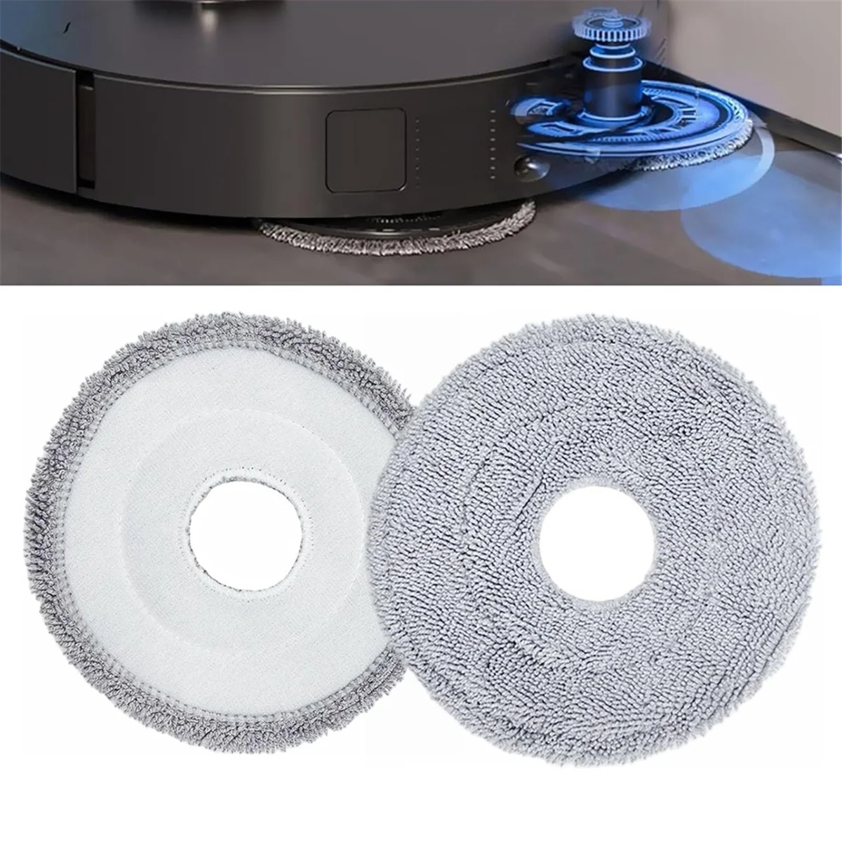 A97TFor Dreame L10s Pro Ultra Heat, L10s Pro Gen 2, X40 Ultra Complete, X30 Ultra, X30 Pro Plus Vacuum Mop Cloth Pads