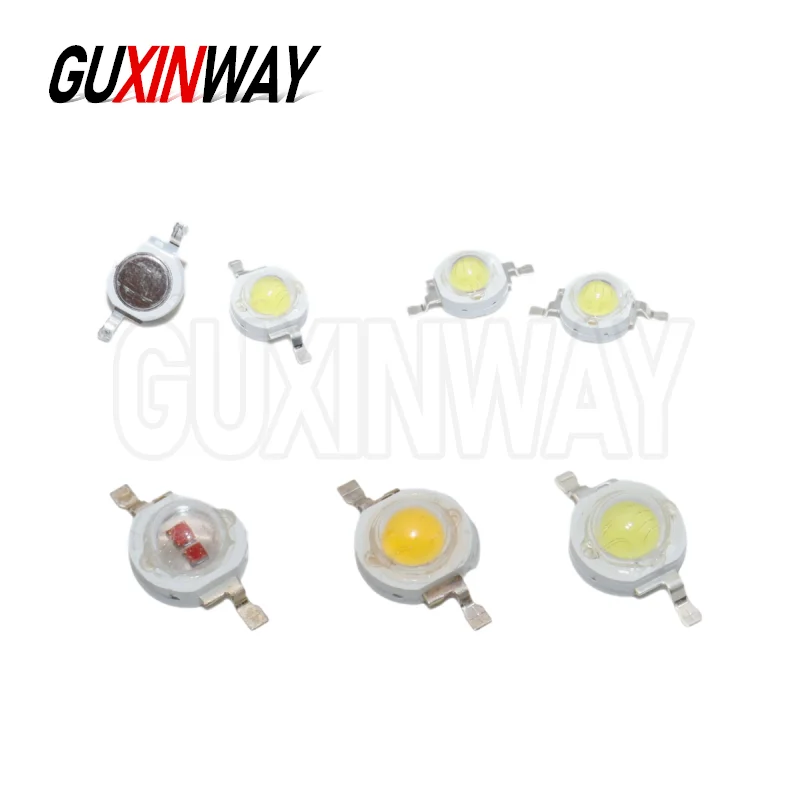 10 pz 5 W Lampadine Lampada A LED Ad Alta Potenza Diodi SMD Full Watt Blubs Faretto Da Incasso Chip FAI DA TE Rosso Giallo Bianco Caldo Blu Verde