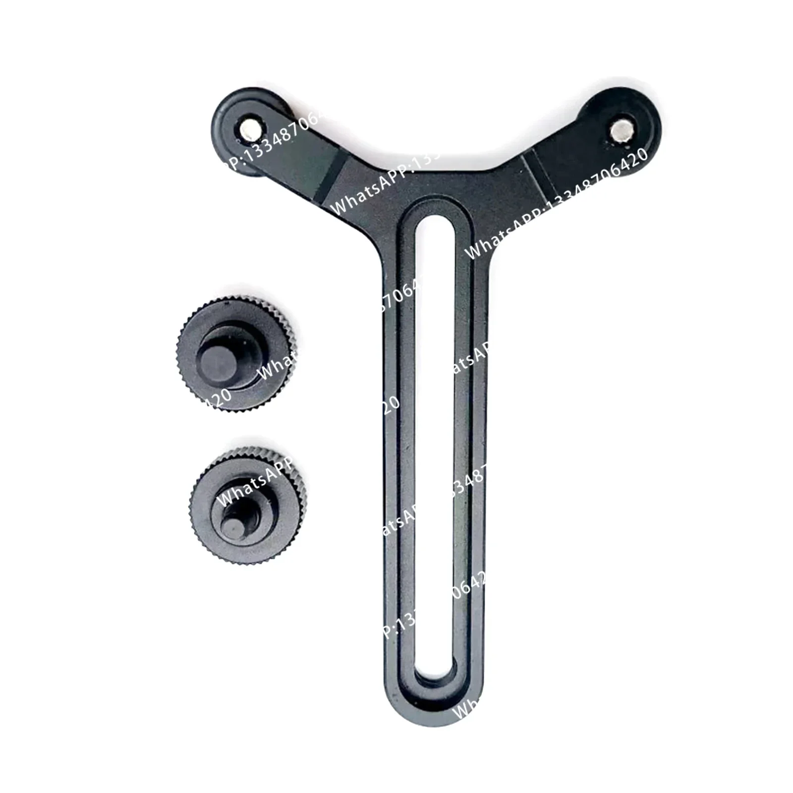 Y Shape Lens Support Bracket Double Wheels Lens Support System 22-71.5mm Height Adjustment For  RS3 Gimbal Camera Accessories
