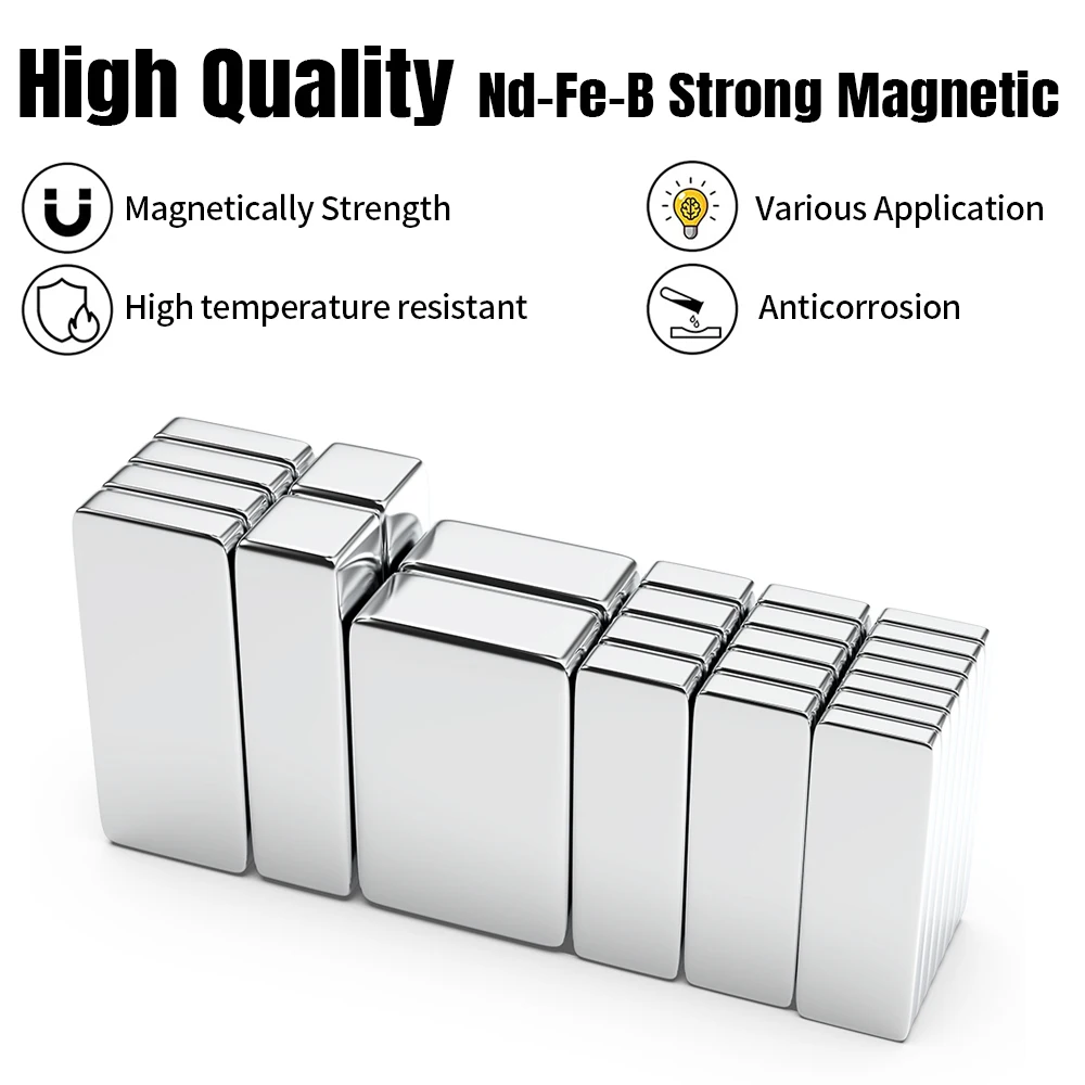 مغناطيس نيوديميوم دائم قوي ، كتلة NdFeB ، N35 ، NdFeB ، قوي للغاية ، 30 في ، 35 في x 10 ، 15 في ، 20 في x 3 ، 4 في ، 5 في ، 10 ، x 4 ، 30 ، x 10 x x 4