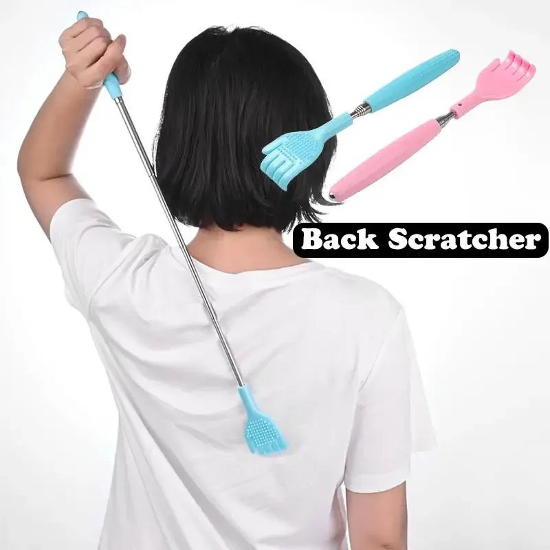 

Extendable Back Scratcher Telescopic Scratching Hand Back Carding Stick Body Scrab Relax Scraper For Tickle Massage Stick Care