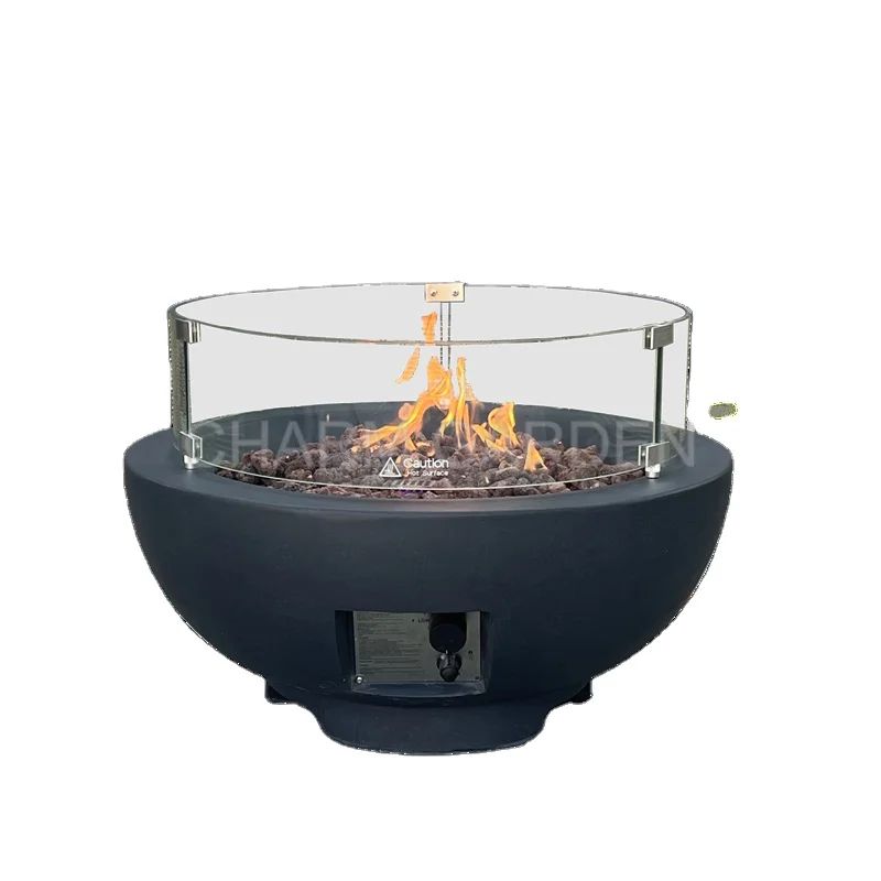 

Tabletop Gas Fireplace Fire Feature Swimming Pool Fire Bowl For Outdoor
