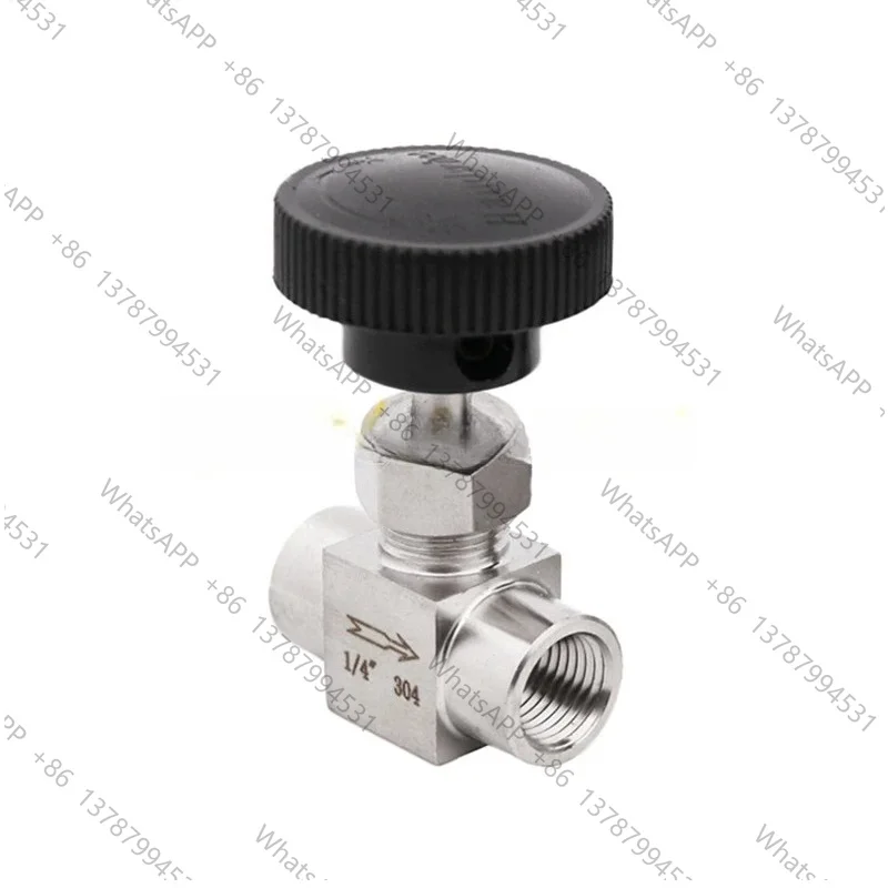 Stainless Steel SS304 Needle Valve Shut Off Flow Control 1/8'' 1/4'' 3/8