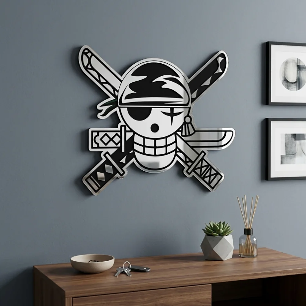 Gaming Accessories As Gifts - Lustro ścienne z symbolem piratów One