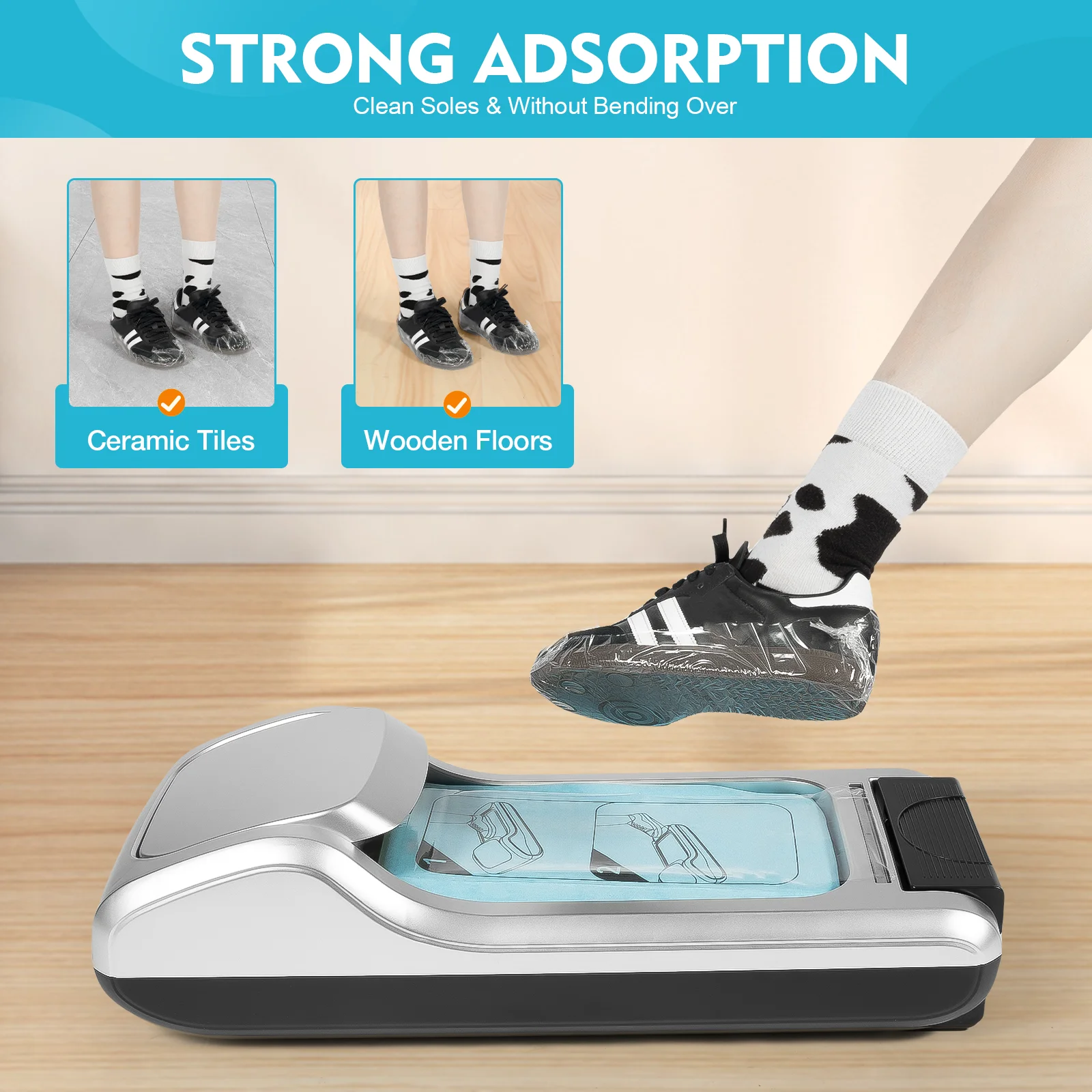 

Shoe Film Machine: Convenient and Hygienic, Instant Film Covering with a Simple Step, Effectively Isolates Dust and Bacteria