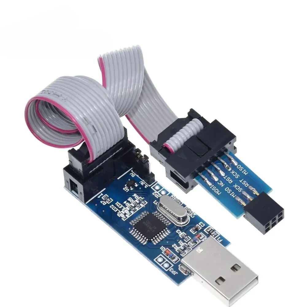 1PCS USBASP USBISP AVR Programmer USB ISP USB ASP ATMEGA8 ATMEGA128 Support Win7 64