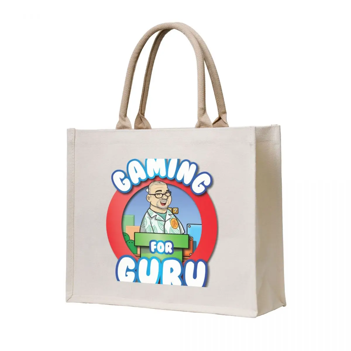 

Gaming for Guru Tote Bag Shopper bag Canvas shoulder bag Fabric Canvas