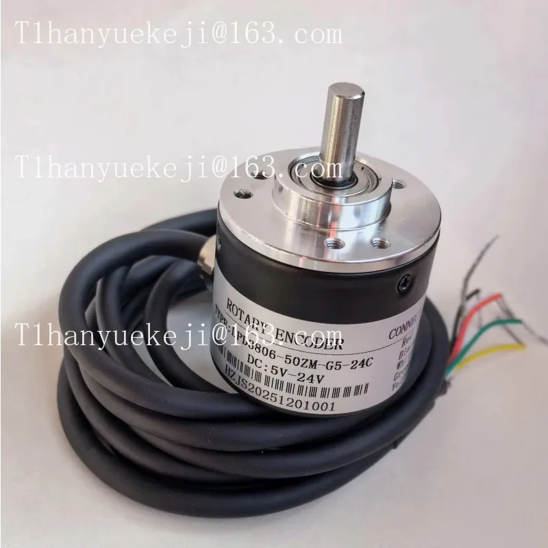 Small incremental encoder with optoelectronic technology, rotary push-pull and differential outputs for easy installation