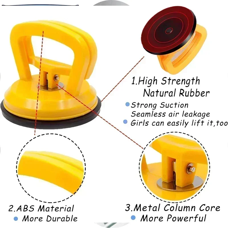 Car Suction Cup Dent Repair Artifacts Black Orange Color Universal Heavy Duty Suction Cups Car Body Paint Dent Repair Tools view 6