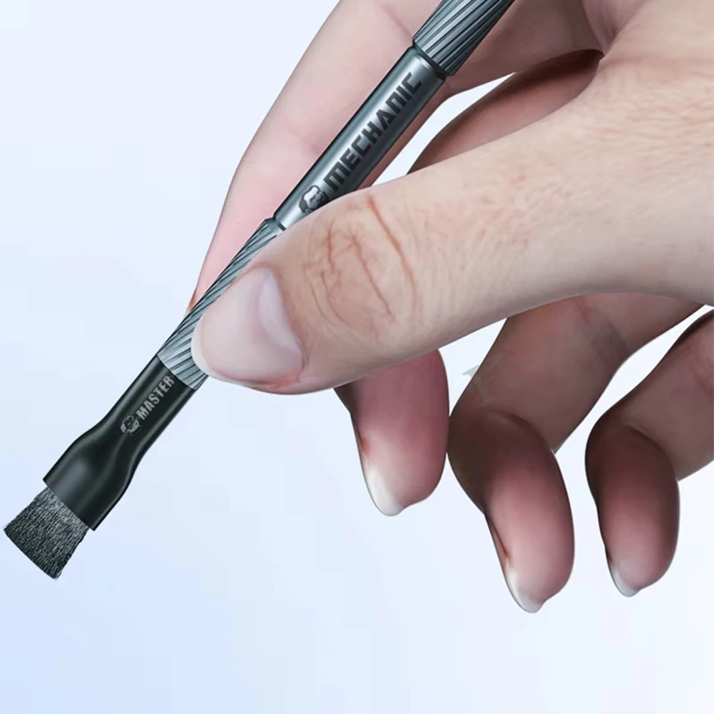 ميكانيكي 2 قطعة اللوحة الأم IC فرشاة إزالة الصمغ فرشاة الصلب ، إزالة الغراء إزالة القصدير ، أدوات فرشاة التلميع-[A04I]