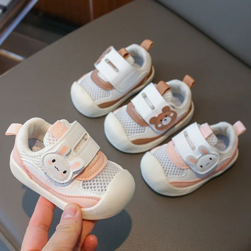 Summer Breathable Air Mesh Kids Sandals 1-4T Baby Unisex Casual Shoes Anti-slip Soft Sole First Walkers Infant Lightweight Shoes