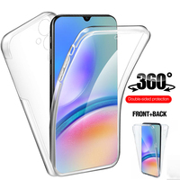 Sumsung A 05s 05 s Case 360° Full Body Protection Case For Samsung Galaxy A05 A05s 4G Clear PC+PET Double-Sided Shockproof Coque