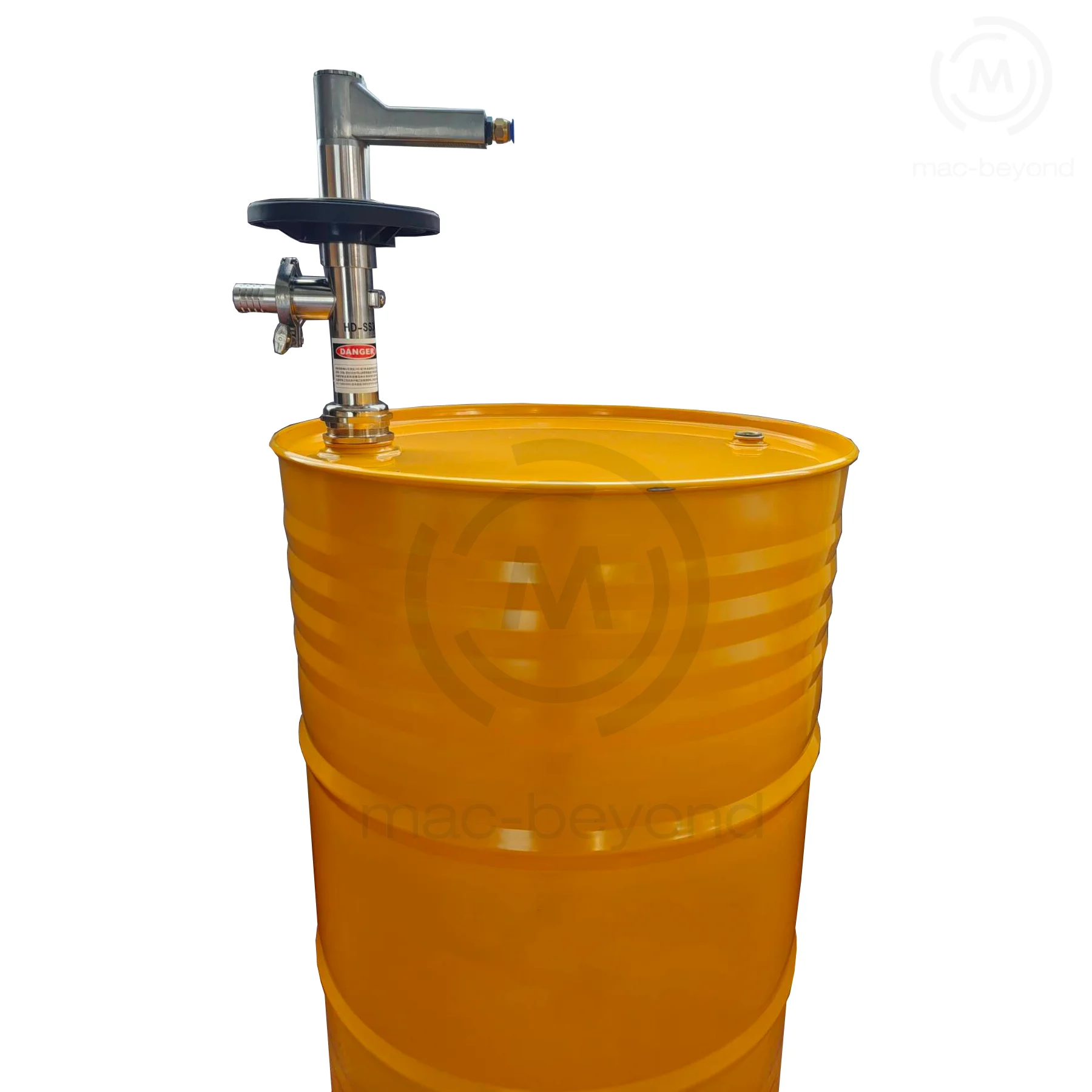 SS Pneumatische Trommelpumpe, luftbetriebene Fasspumpe, Luftmotor-Transferpumpe