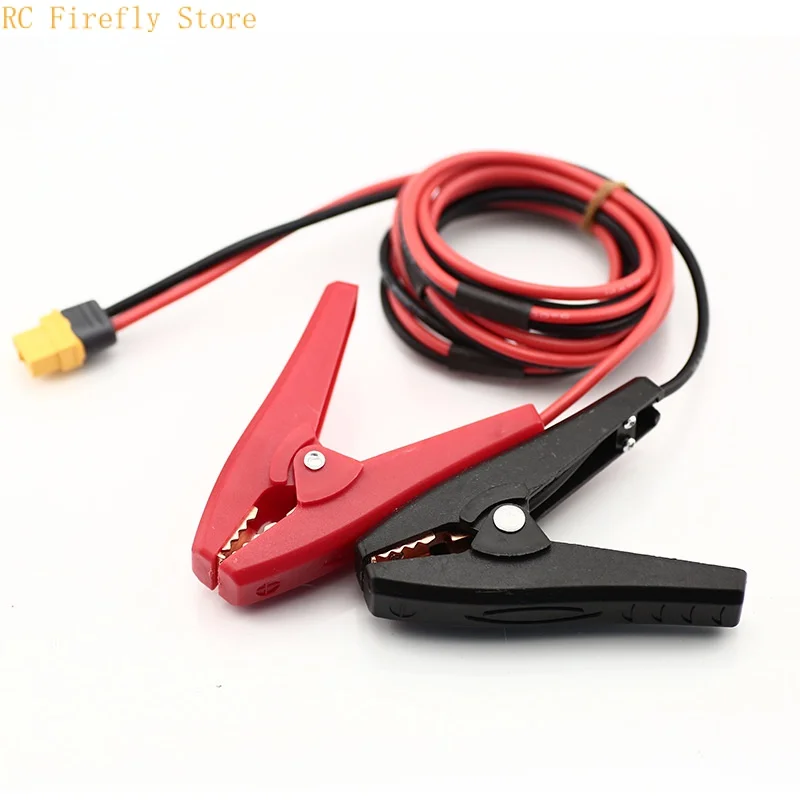 Alligator Clip to XT60 Female Plug Cable 12AWG 100CM Silicone Wire For ISDT Q6 Charger RC Battery Clamps Crocodile Clips