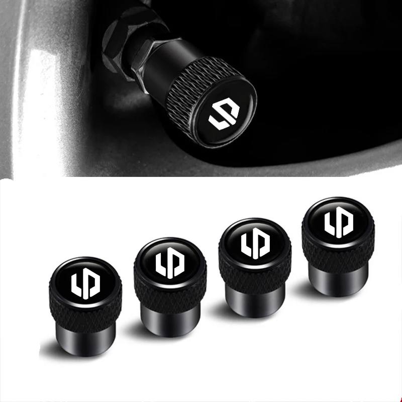 Car Wheel Tire Valve Stem Cap Cover Logo Sticker For Leapmotor T03 A05 B01 LAFA5 A10 B10 C10 C11 C16 D19 D99 C01 B05 Accessories