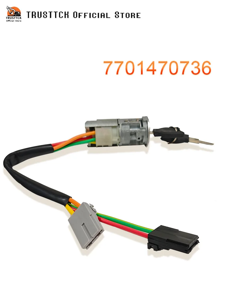 Car 7701470736 77014 - 70736 Ignition lock cylinder and switch key for Renault Kangoo Express