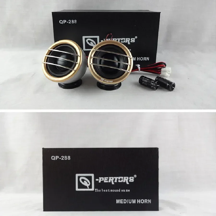 Non-destructive Installation of Automobile A-pillar Instrument Platform Center Speaker 2.5-inch Speaker with Metal Shell Bracket