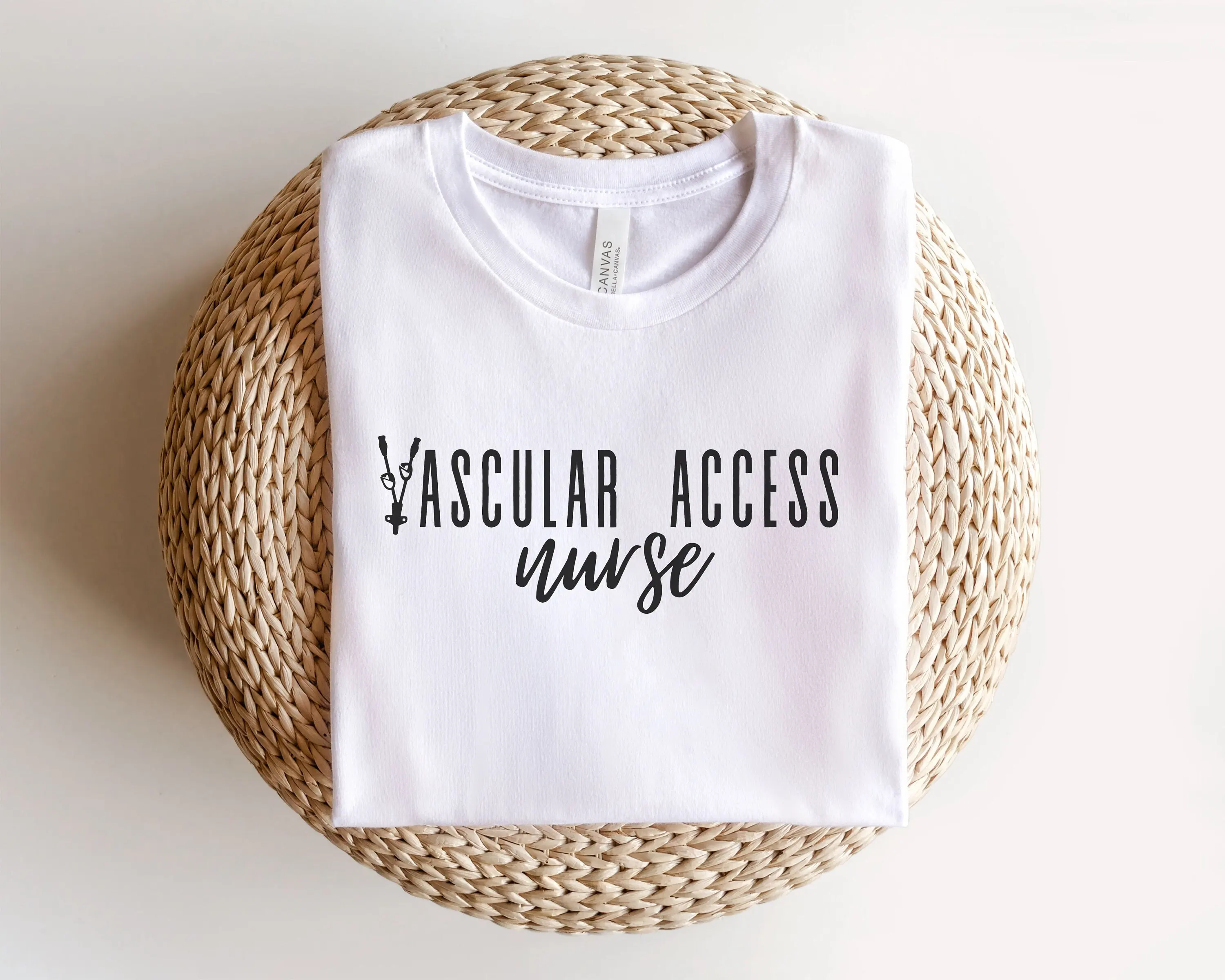 Vascular Access Nurse T Shirt Vat Team Minimalist Registered Infusion Iv For Rn