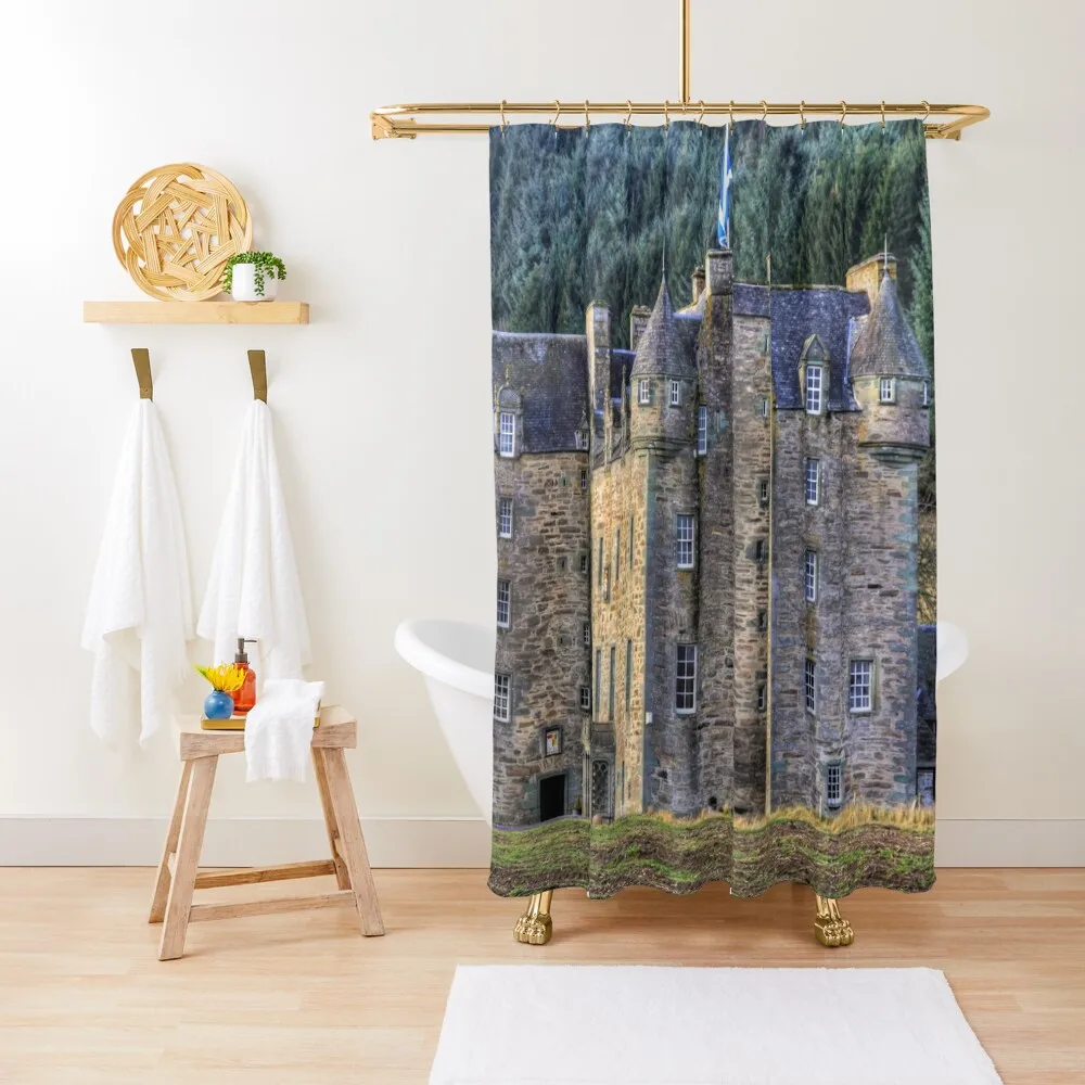 Castle Menzies Shower Curtain Shower Bathroom Waterproof Shower Curtain