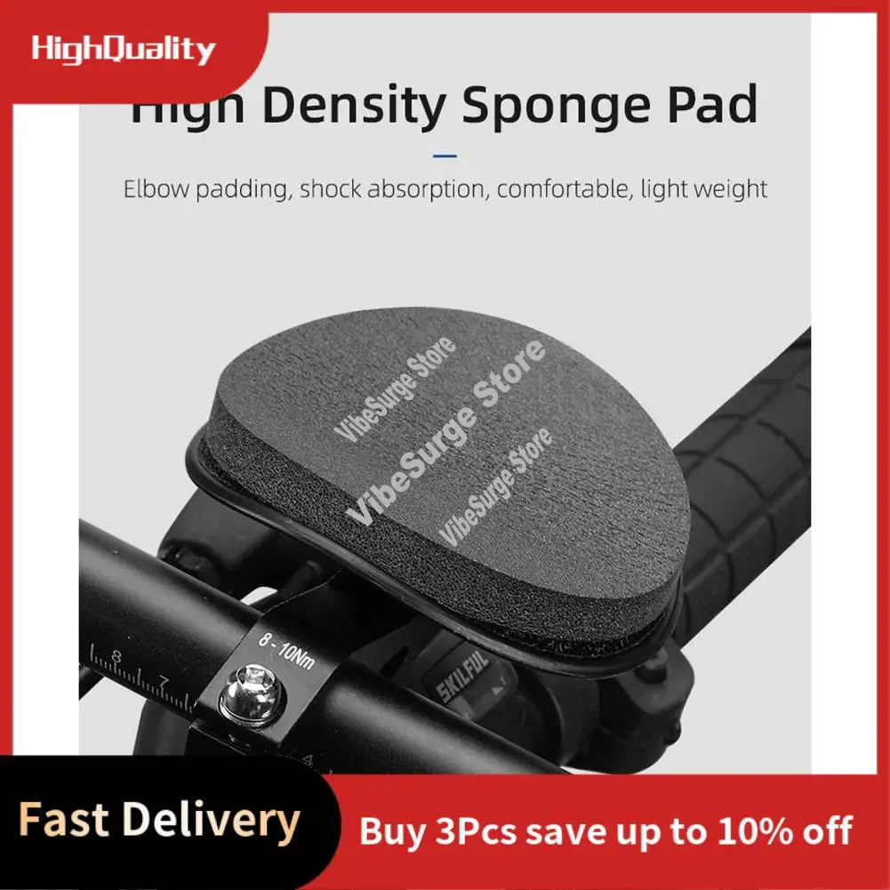 ABWY-Bicycle Rest Handlebar,Adjustable, High-Density EVA Cushion,Aero Bars Armrest Handlebars,For Mountain Bike Or Road Bike