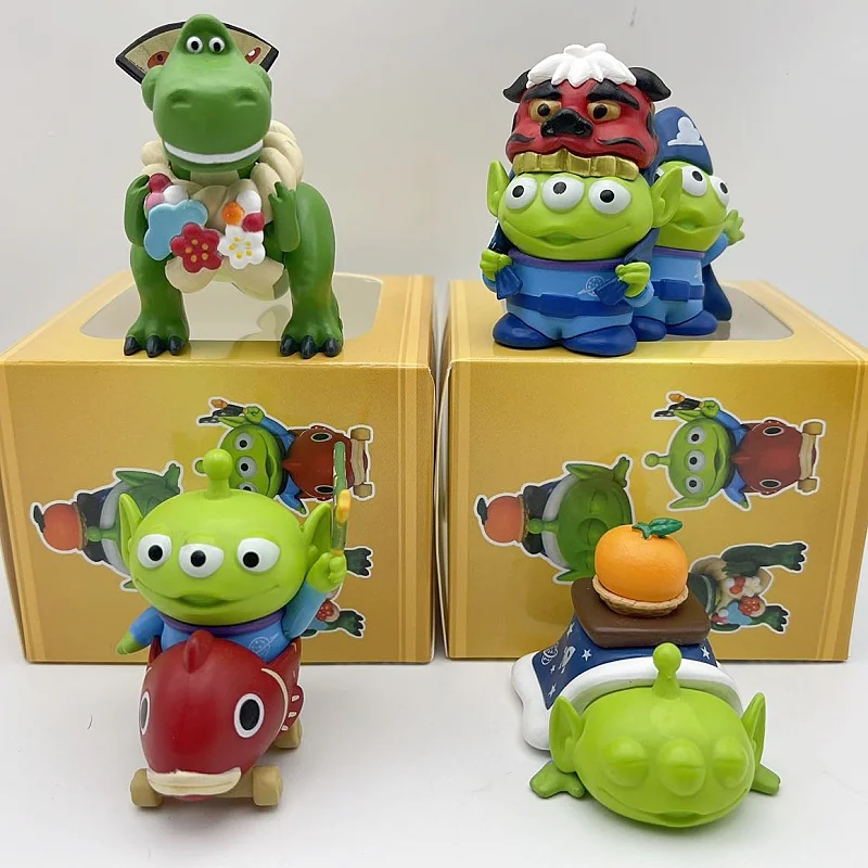 

2025 New Hot Disney Toy Story Three-Eyed Monster Hug Dragon 2025 Mascot Desktop Ornament Model Toy Children'S Gift
