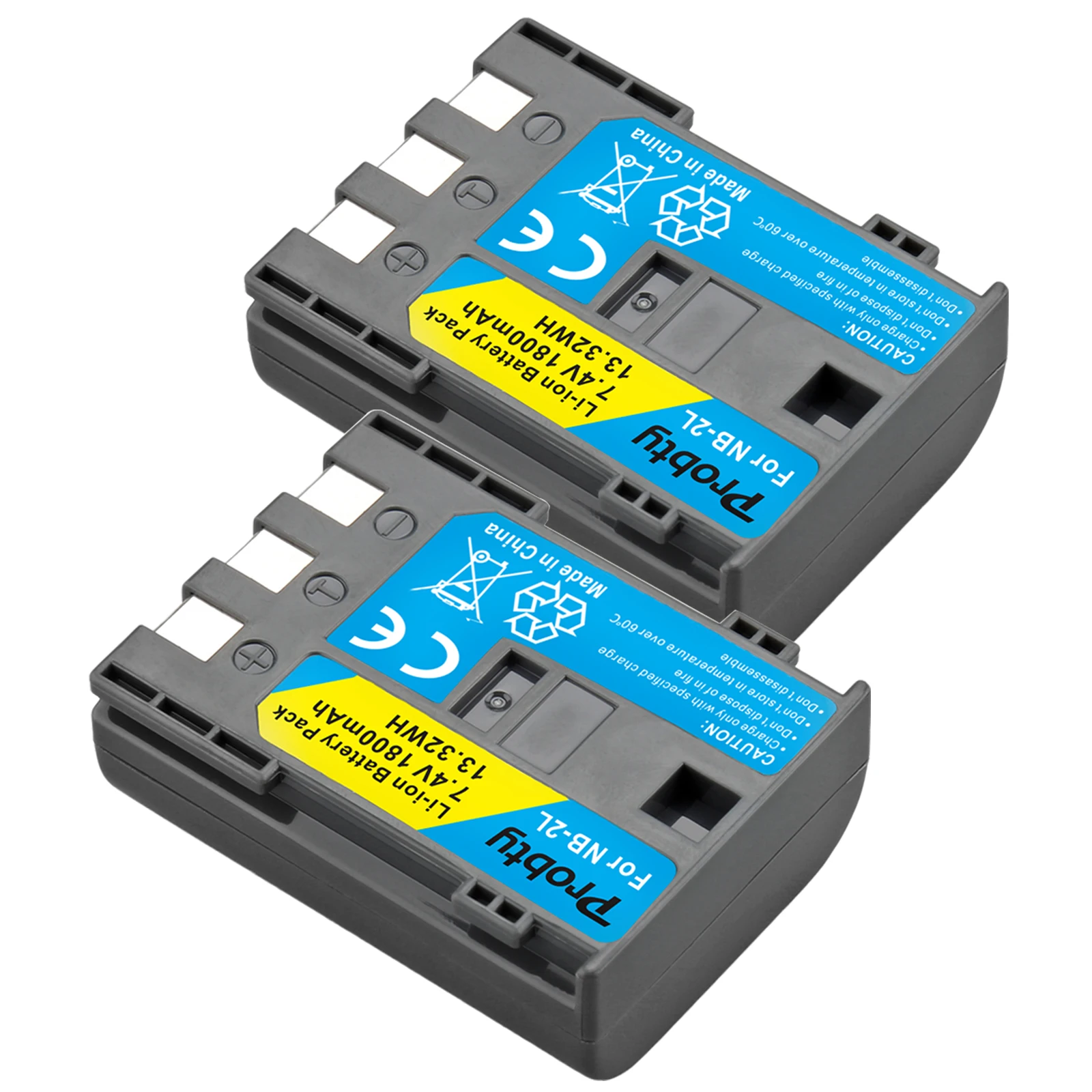 original Probty NB-2L NB 2L NB-2LH NB2L NB2LH Camera Battery For Canon 350D 400D ELURA 50 60 PowerShot G7 G9 S70 S80
