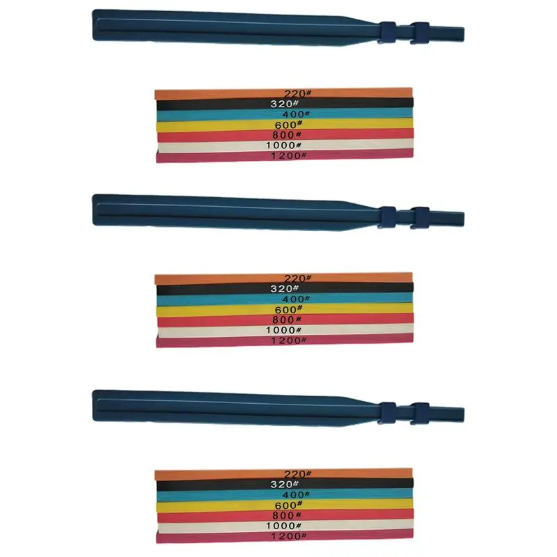 ab46-21pcs-100-x-4-x-1mm-fiber-whetstone-super-whetstone-for-mold-polishing-3pc-fixture-holder