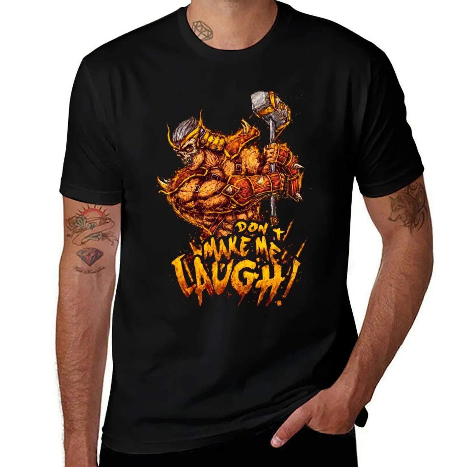 

Mortal Kombat Shao Kahn T-Shirt t shirt men 100% cotton luxury brand mens graphic t shirts t shirt man designer T-shirt
