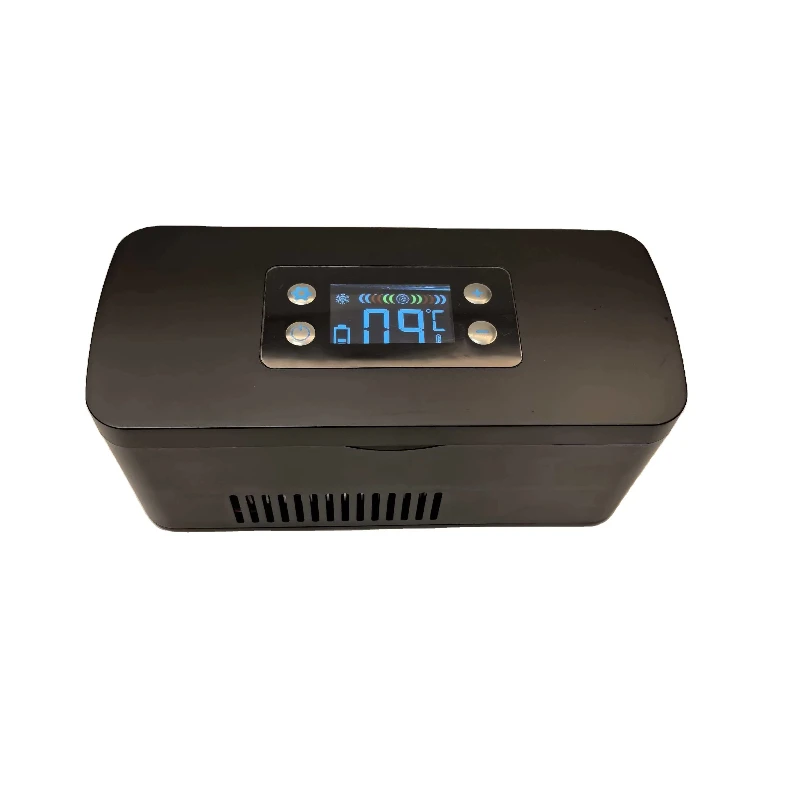 

New Product Bracket Refrigerator Portable Storage Mini Refrigerator Digital Temperature Display Outdoor Travel Use