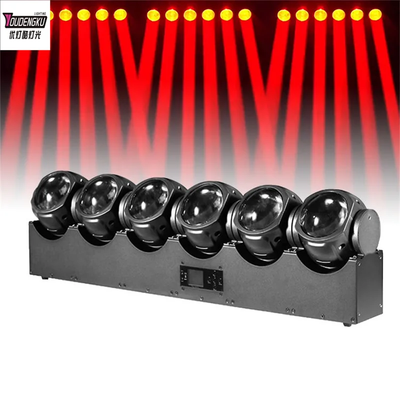 4 pieces Moving Head Linear matrix Beam LED 6x60W LED Beam Bar Light