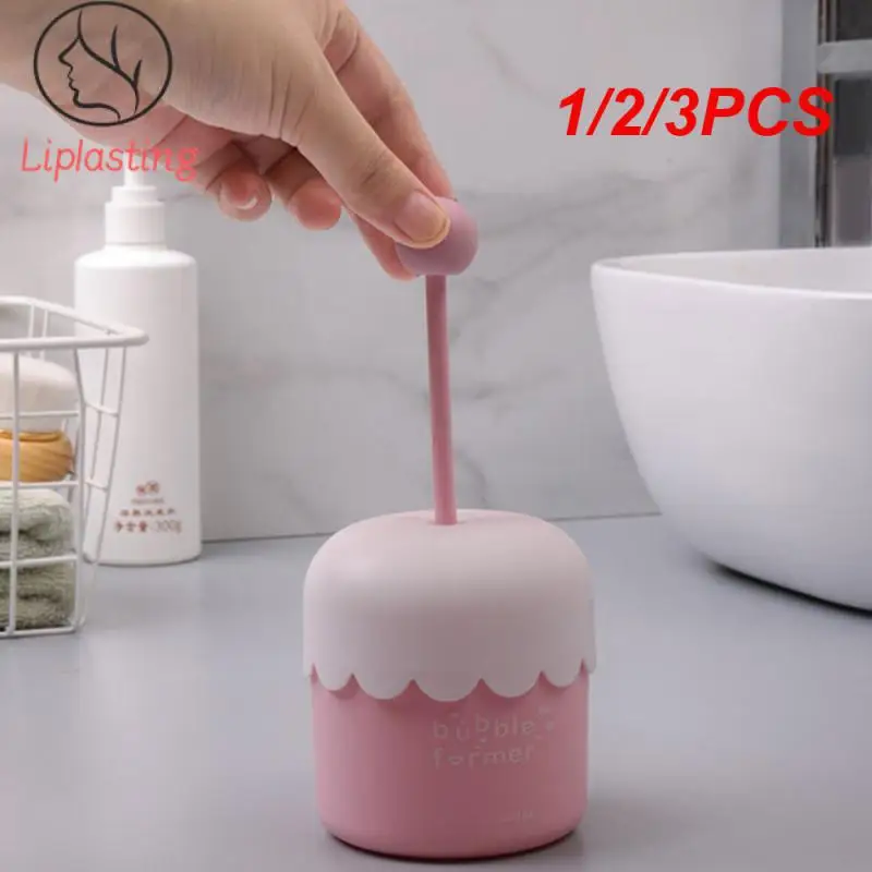 1/2/3PCS Portable Facial Cleanser Foam Maker Cup Bubble Foamer Foam Making Cup Body Washing Bubble Maker for Face Cleaning Tool