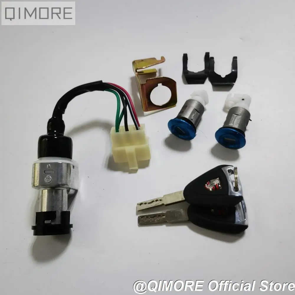 5-wire Ignition Lock Key Set for Scooter Moped WH125T