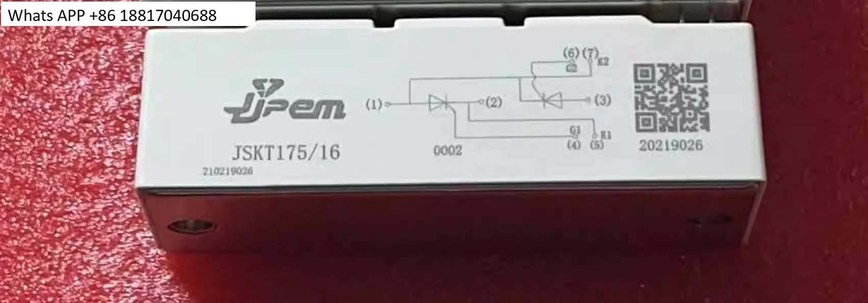 

1PC New JSKT175/16 JSKT200/16 1600V unidirectional thyristor