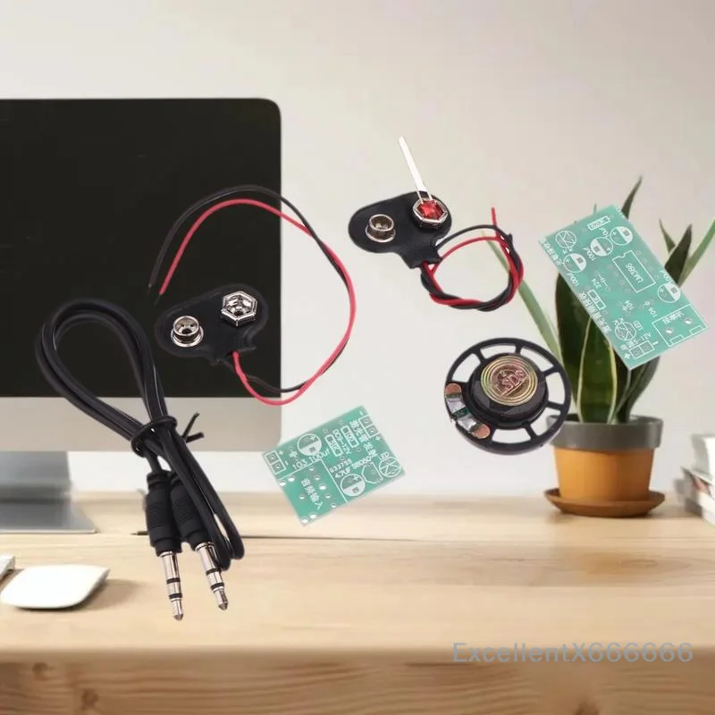 Teaching Fun Electronic Production Parts, 1/2 Sets of Laser Infrared Wireless Audio Transmission Kit - Image 3