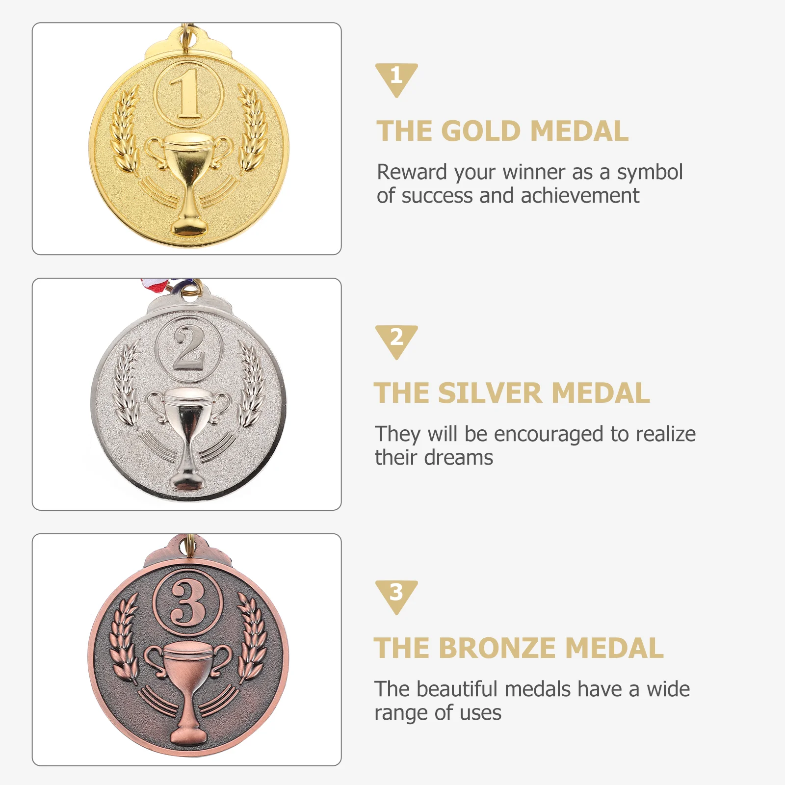 The Medal Universal Running Medals Sports Prize Awards Events Competition Reward