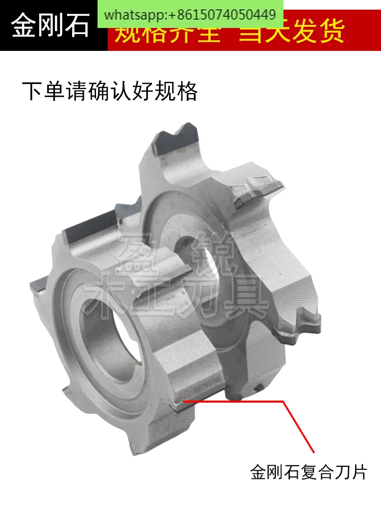 Complete set of edge banding machine accessories, diamond pre milling cutter, precision trimming cutter, rough trimming cutter