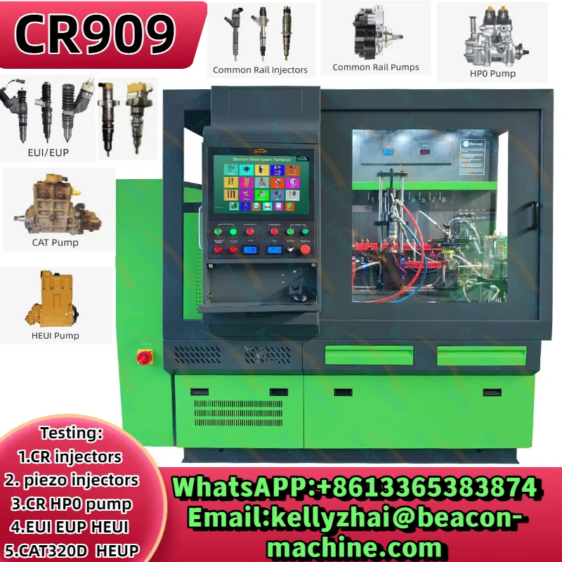 Beacon Machine CR909 CR919 Common Rail Diesel Injector Testing Machine with EUI EUP HEUI for Sale