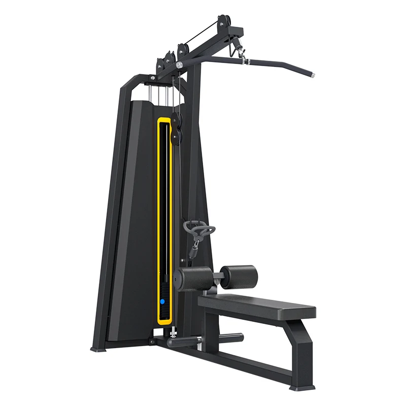 

Commercial Lat Pulldown and Low Row Trainer Plate Loaded Heavy-Duty Steel for Back Training11