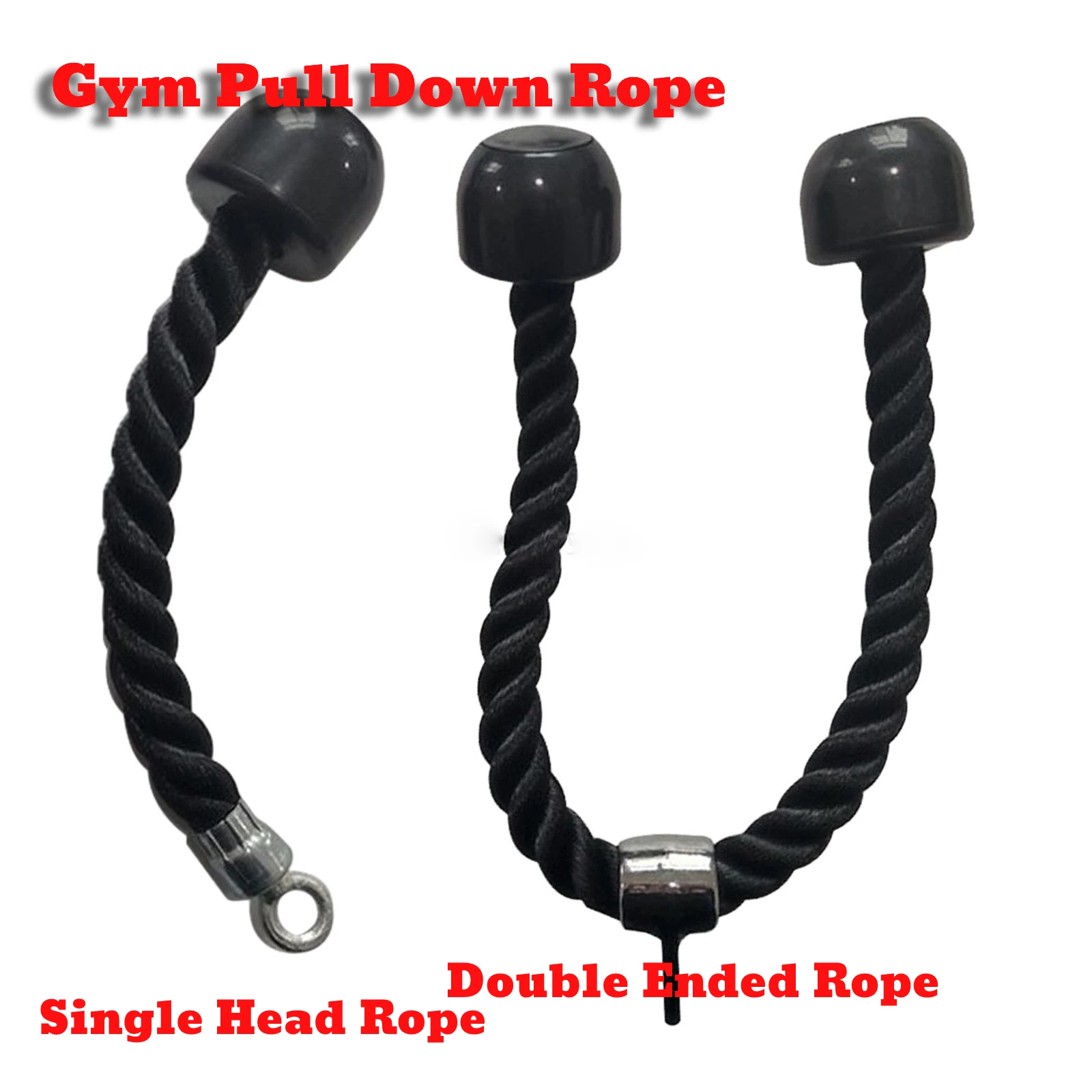 

Pull Down Rope Pull up Bar Biceps Triceps Tension Rope for Lats Weight Lifting，Easy to Grip Non Slip Fitness Accessories