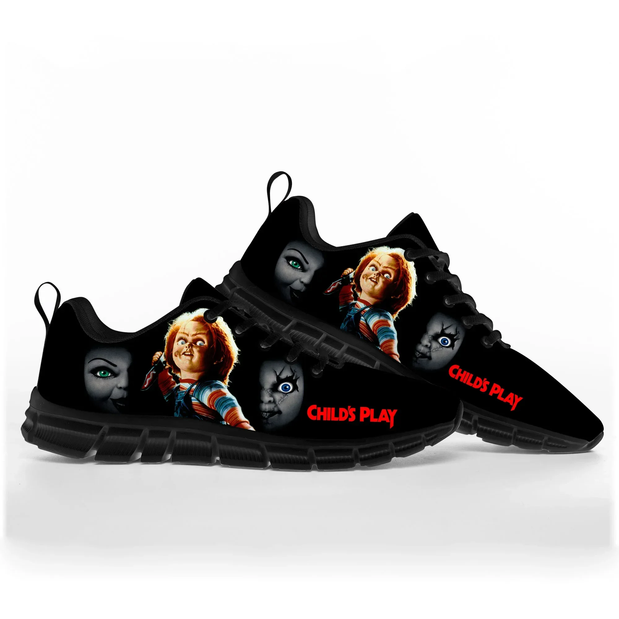 Horror Movie Childs Play Chucky Sports Shoes Mens Womens Teenager Kids Children Sneakers Casual Custom High Quality Couple Shoes