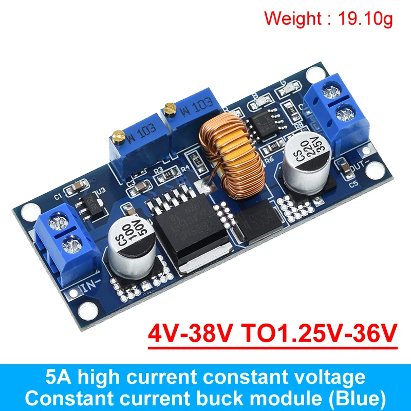 TZT 5A DC to DC CC CV Lithium Battery Step down Charging Board Led Power Converter Lithium Charger Step Down Module XL4015