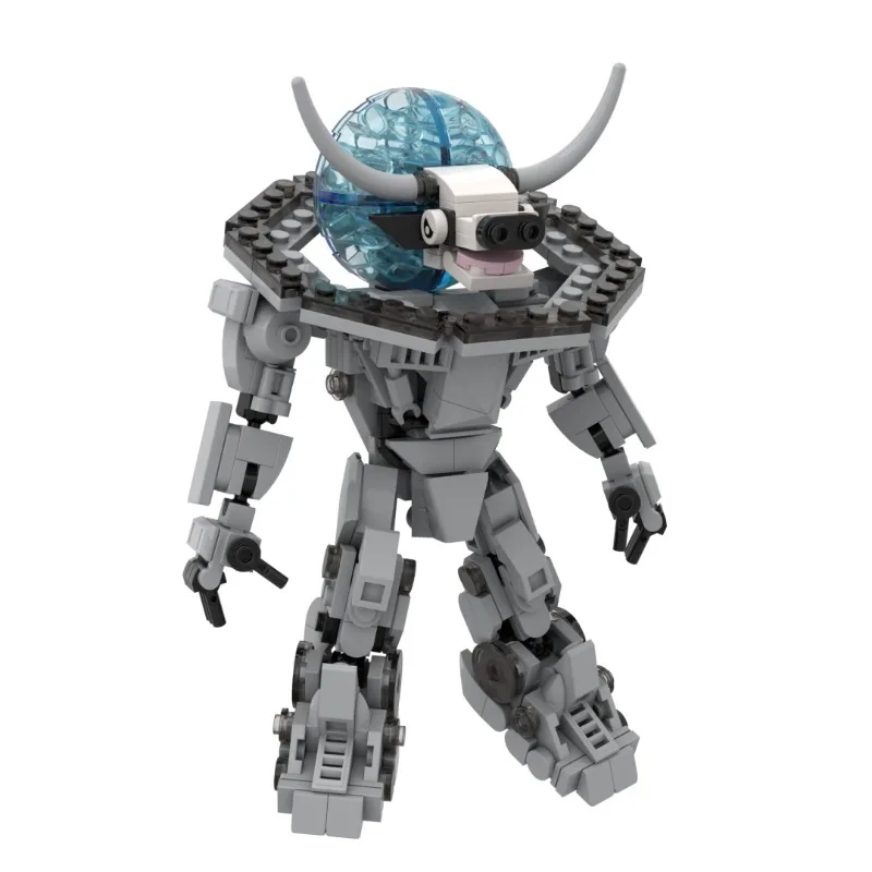 383PCS 코스믹 소 메카 조립 키트 - 청소년 및 성인을 위한 신화적인 하이브리드 동물 모델, 가이드북이 포함된 수집가용 DIY 선물