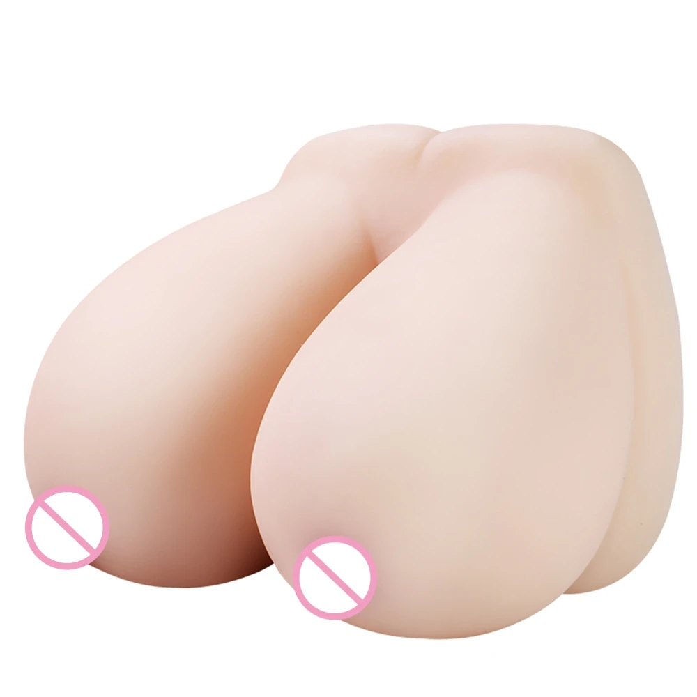 Big Breast Jelly Chest Male Masturbator 1:1 Model Half Body Dolls Silicone Boobs Realistic Vagina Pussy Adult Sex Toys For Men